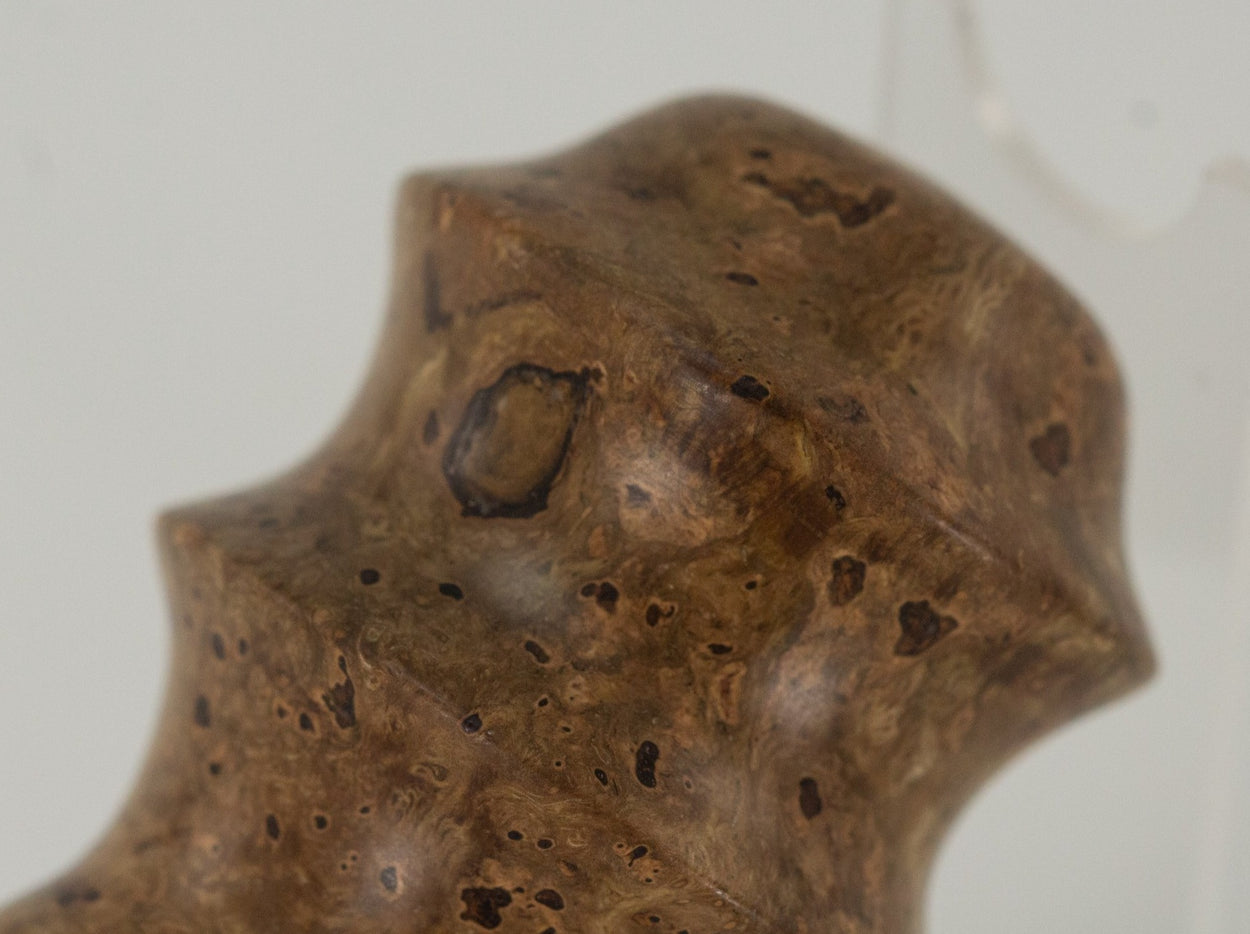This handmade wooden stopper is made from Black Cherry Burl. This custom one-of-a-kind wooden wine stopper was turned from a burl that was harvested next to the Kennebec River in Maine.